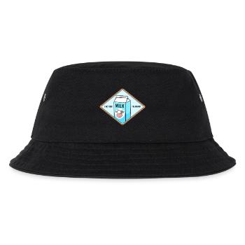 Blähungen Milch Laktose - Kinder Bucket Hat - Schwarz - Vorne