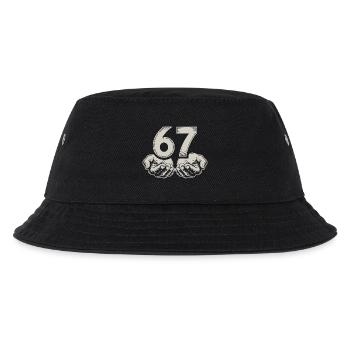 Drôle 67 Meme Mains Gen Alpha Humour - Bob Enfant - noir - Devant
