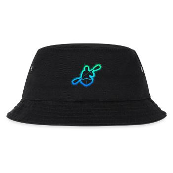 Kanu Paddelboot Kinder Herren Jungen Kajak - Kinder Bucket Hat - Schwarz - Vorne
