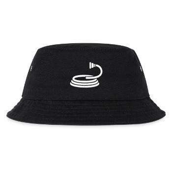 Feuerwehrschlauch Wasser Garten Vektor - Kinder Bucket Hat - Schwarz - Vorne