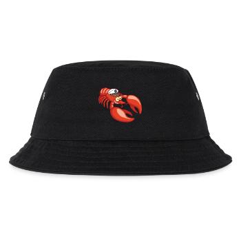 Captain Lobster - Kinder Bucket Hat - Schwarz - Vorne
