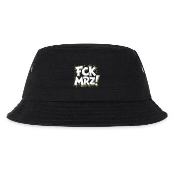 Slogan de protestation politique FCK Mar - Bob Enfant - noir - Devant