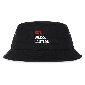 Red. White. Lautern. – Kaiserslautern Fan Shirt - Kids’ Bucket Hat - black - Front