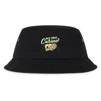 Gambling Fan But First Casino - Kids’ Bucket Hat - black - Front