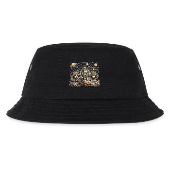 Astronauts on the orbital moon - Kids’ Bucket Hat - black - Front