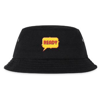 Ready Pixel Burst - Kinder Bucket Hat - Schwarz - Vorne
