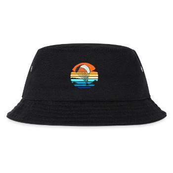 Paragliding Skydive - Kinder Bucket Hat - Schwarz - Vorne