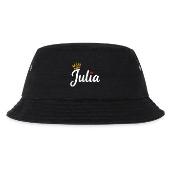 Juliette Nom Couronne Calligraphie personnalisée - Bob Enfant - noir - Devant