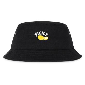 Illustration des citrons de Sicile - Sicile - Bob Enfant - noir - Devant