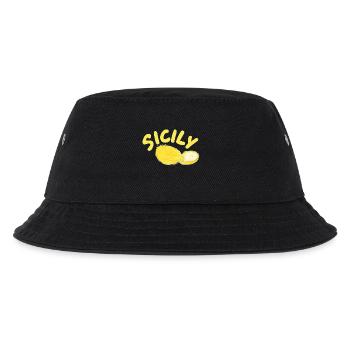 Illustration des citrons de Sicile - Sicile - Bob Enfant - noir - Devant