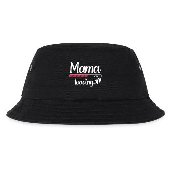 Mama 2027 Loading Werdende Mama 2027 - Kinder Bucket Hat - Schwarz - Vorne