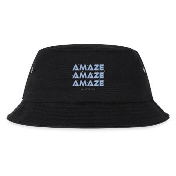 Amaze Amaze Amaze - Sci-Fi Typography Art - Kids’ Bucket Hat - black - Front