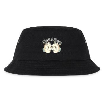 Cute Funny Gifts, Best of the Herd Alpaca - Kids’ Bucket Hat - black - Front