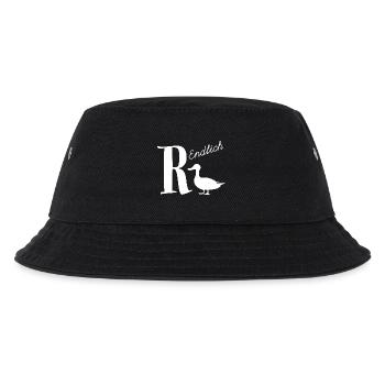 Endlich in Rente - Kinder Bucket Hat - Schwarz - Vorne