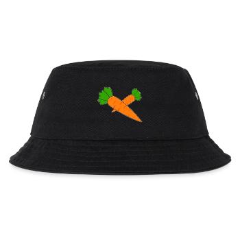 Möhren - Kinder Bucket Hat - Schwarz - Vorne