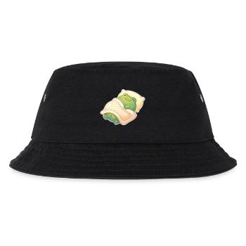 Frosch Schlafen - Kinder Bucket Hat - Schwarz - Vorne