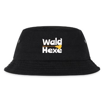 Wald Hexe Besen Natur Hexerei Fantasy Design - Kinder Bucket Hat - Schwarz - Vorne