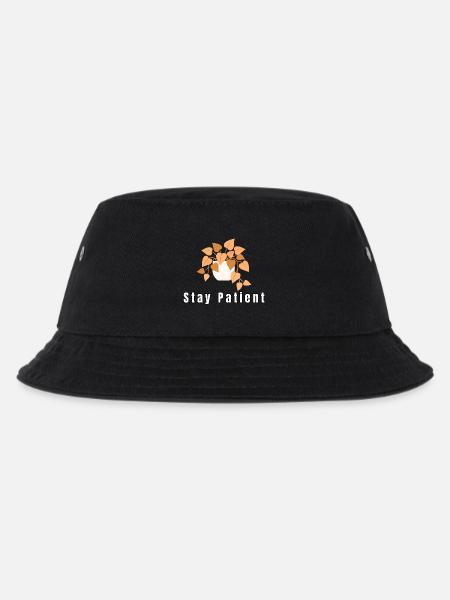 Typographie minimaliste Stay Patient - Bob Enfant - noir