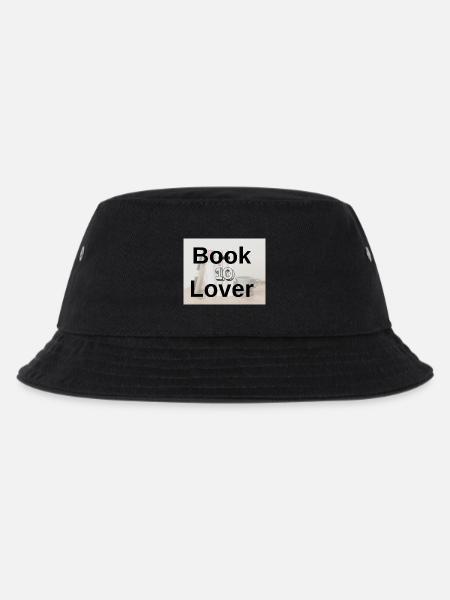 Book Lover Bold Typography - Kinder Bucket Hat - Schwarz