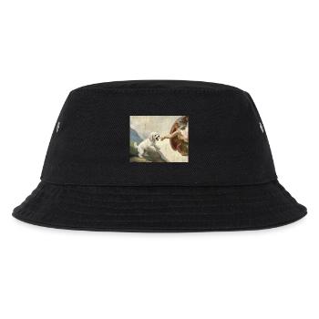 Dog God Hand Poodle Dogs meme - Kids’ Bucket Hat - black - Front