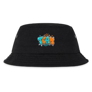 Team - Kinder Bucket Hat - Schwarz - Vorne