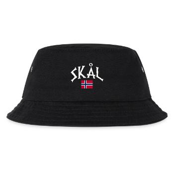 Norway Vacation Norge Fjords Travel Scandinavian - Kinder Bucket Hat - Schwarz - Vorne