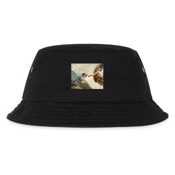 Hund Gottes Hand Australian Shepherd Hunde meme - Kinder Bucket Hat - Schwarz - Vorne