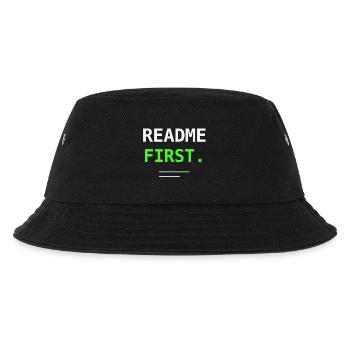 README Premier Programmeur Humor Don Nerd ! - Bob Enfant - noir - Devant