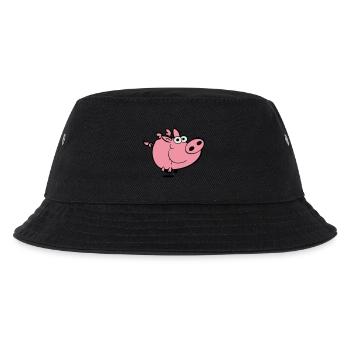 Flying Pig - Kids’ Bucket Hat - black - Front