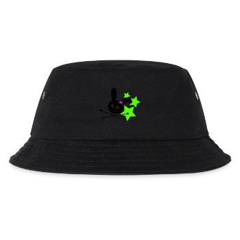 Voodoo Bunny Stars - Kinder Bucket Hat - Schwarz - Vorne