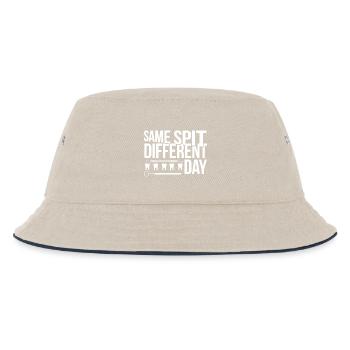 Dentist Same Spit Different - Kids’ Bucket Hat - ecru/navy - Front