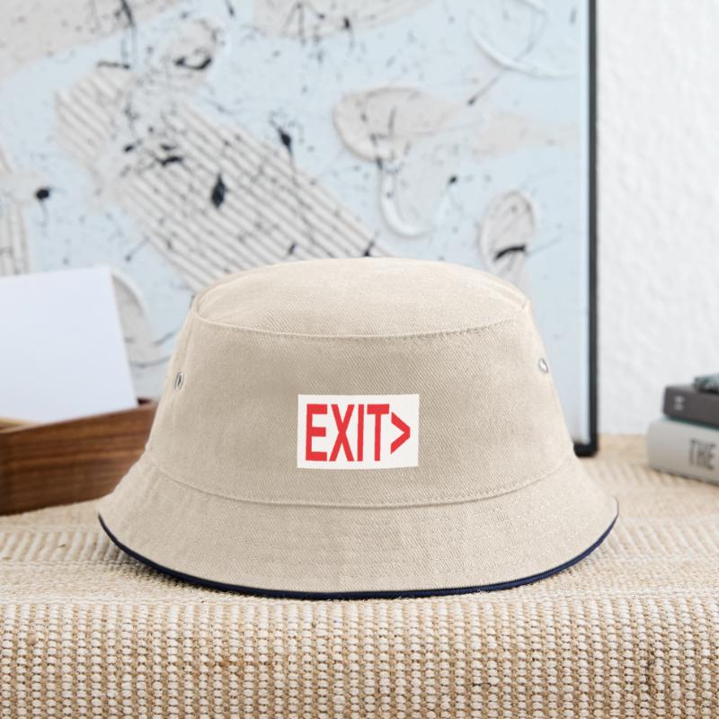 Exit / Exit / Emergency Exit Kids’ Bucket Hat