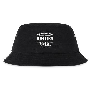 Klettern - Kinder Bucket Hat - Schwarz - Vorne