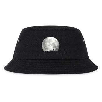full moon skyline - Kids’ Bucket Hat - black - Front