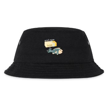 Butter bei die Fische - Kinder Bucket Hat - Schwarz - Vorne