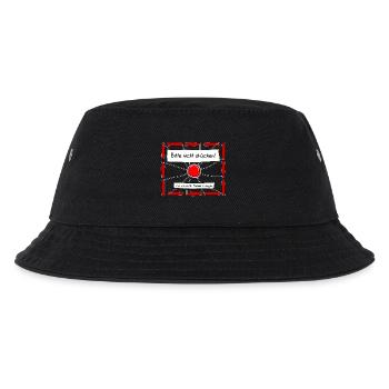 Dynamit - Bitte Abstand halten. - Kinder Bucket Hat - Schwarz - Vorne