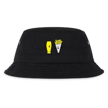 mayonnaise french fries - Kids’ Bucket Hat - black - Front
