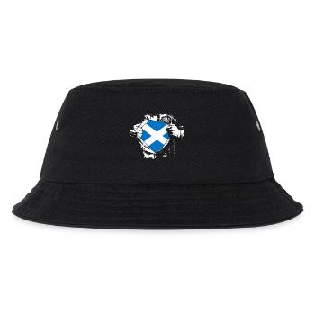 Ich liebe Schottland - Superheld - Kinder Bucket Hat - Schwarz - Vorne