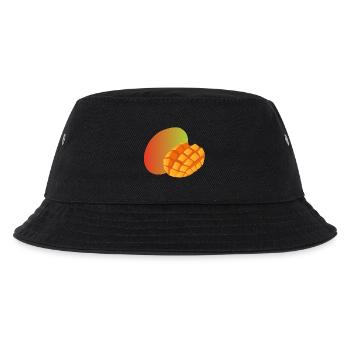 mango veggie gemuese fruits8 - Kinder Bucket Hat - Schwarz - Vorne