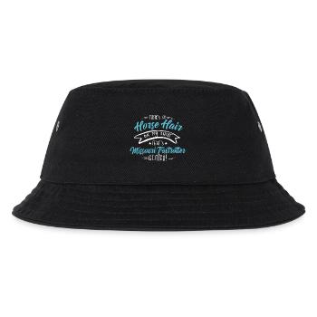 Foxtrotter Horse shirt-Glitter - Kinder Bucket Hat - Schwarz - Vorne