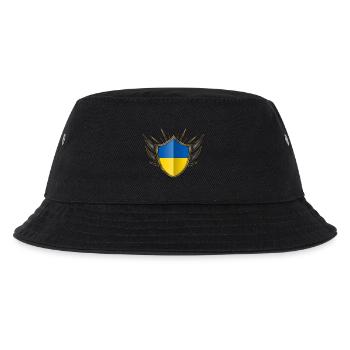 Ukraine Drapeau Gold Crest 014 - Bob Enfant - noir - Devant