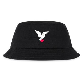 dove of peace - Kids’ Bucket Hat - black - Front