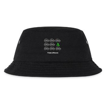 Fahrradfahren - Kinder Bucket Hat - Schwarz - Vorne