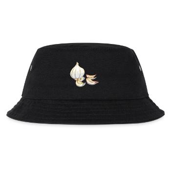 Knoblauch - Kinder Bucket Hat - Schwarz - Vorne