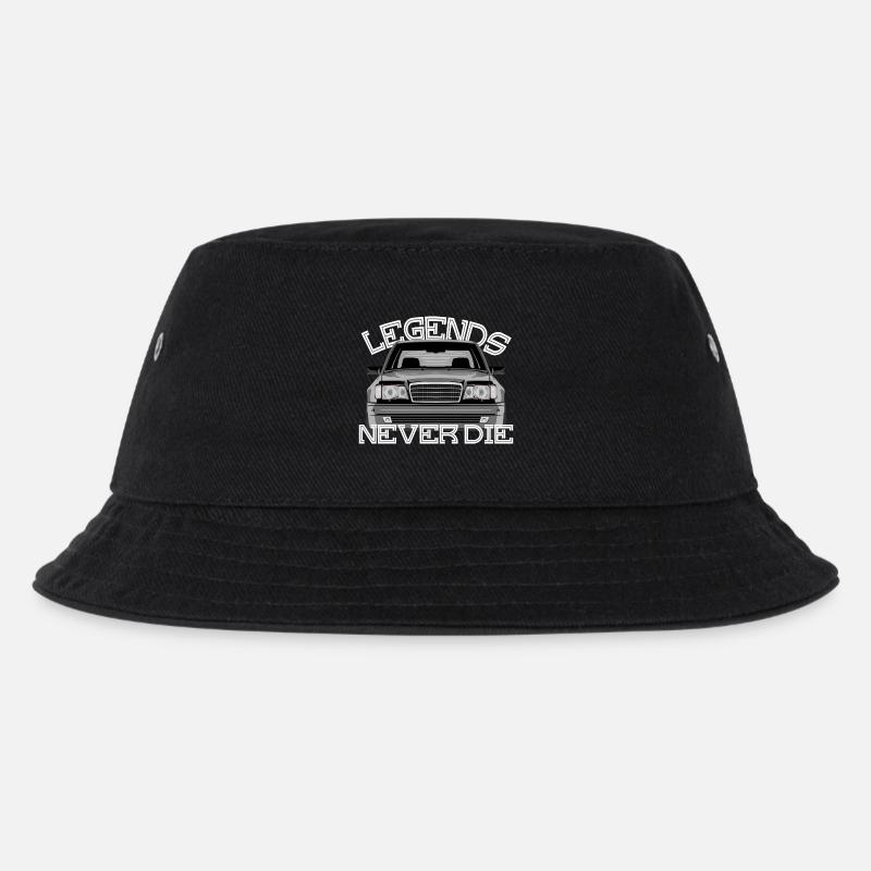 W124 legends never die - Kinder Bucket Hat - Schwarz
