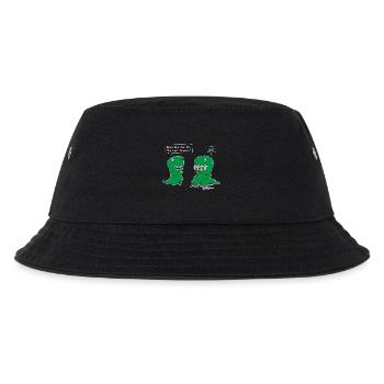 Funny Dino "Dude Did You Eat The Last Unicorn?" - Kinder Bucket Hat - Schwarz - Vorne
