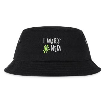 I wars ned - funny Bavarian saying gift - Kids’ Bucket Hat - black - Front