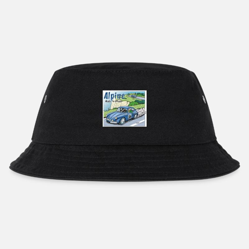 Polete in Alpin 106 - Kinder Bucket Hat - Schwarz