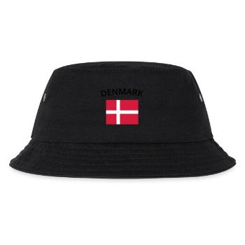 denmark - Kinder Bucket Hat - Schwarz - Vorne