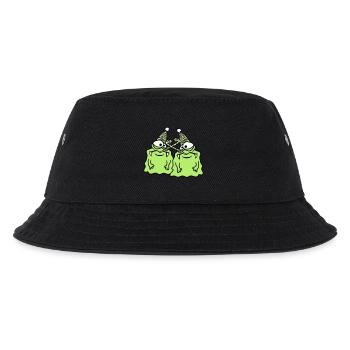 2 friends team couple birthday alone lonely mourning - Kids’ Bucket Hat - black - Front